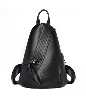 Leather Triangle Backpack ERIN