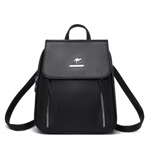 PU Leather Mini Backpack