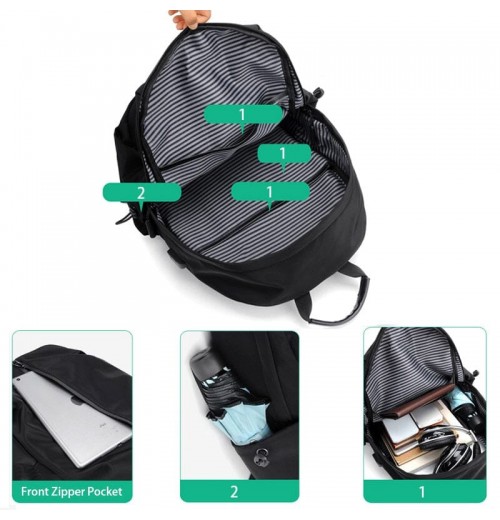 Lightweight Backpack With USB Charger