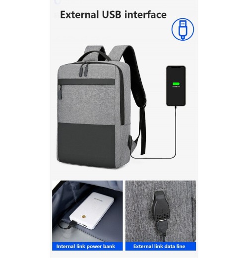 Backpack With USB C Charging Port