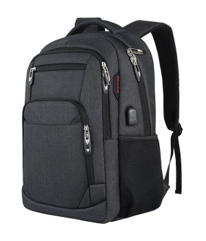 Multi-space Men's Travel Laptop Backpack With USB