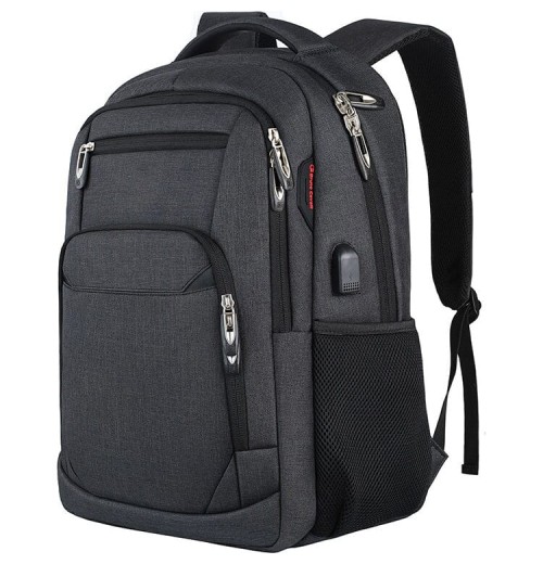 Multi-space Men's Travel Laptop Backpack With USB